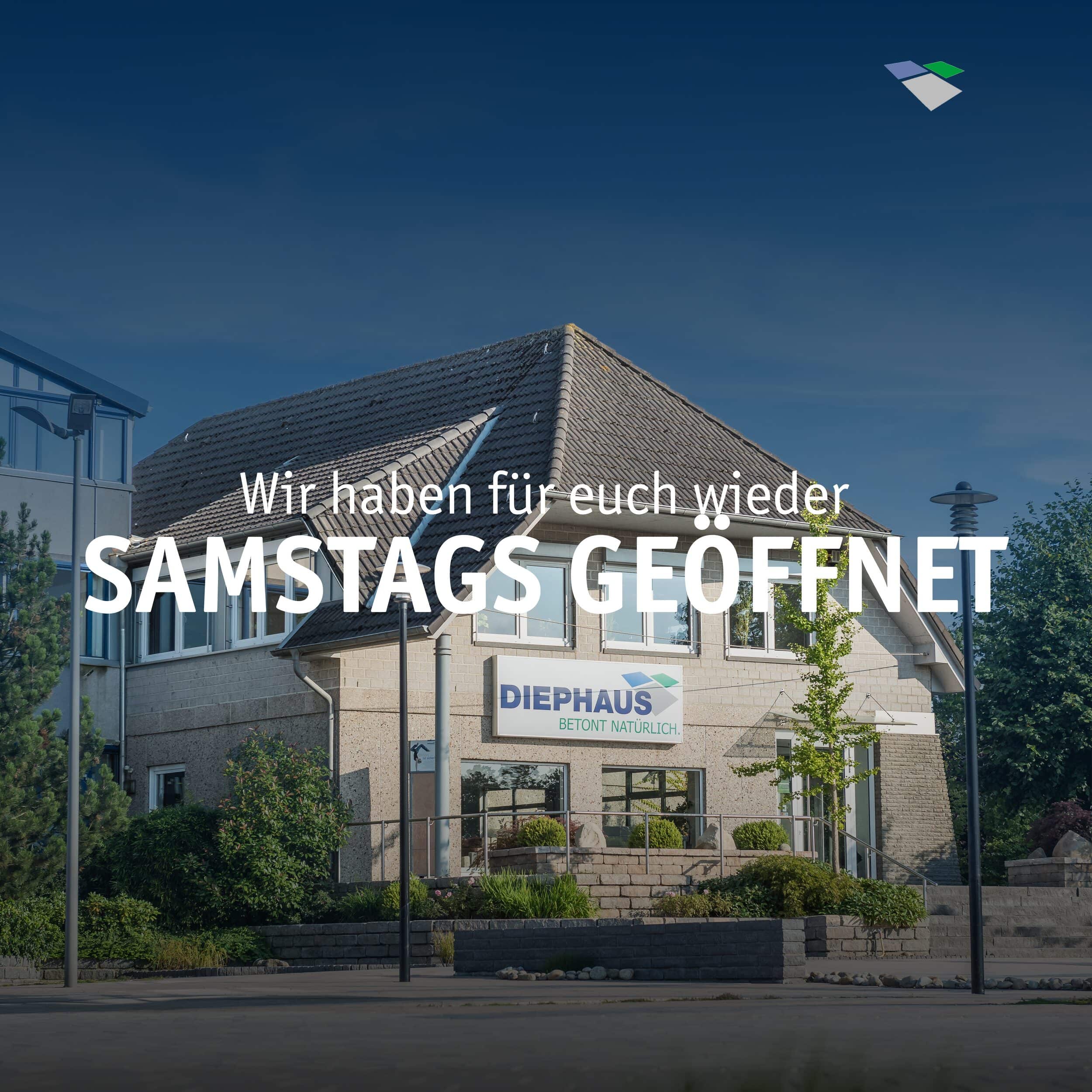 Ab dem 14. März wieder samstags geöffnet!